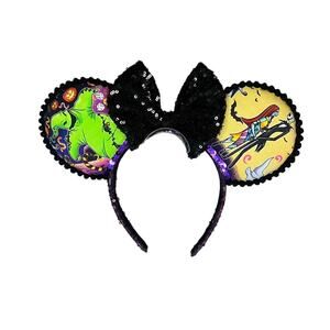 Minnie Mouse Ears Oogie Boogie Nightmare Jack and Sally